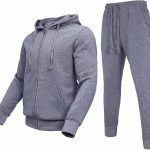 Men's Fleece Tracksuit Set | Zip-Up Hoodie & Jogger Sweatpants
