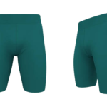 Teal Green Performance Compression Vale Tudo Fight Shorts
