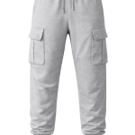 Men's Heather Grey Cargo Utility Jogging Pant