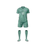 Premium Solid Teal Green Performance Men's Rugby Uniform Set