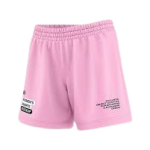Women's Casual Pastel Pink Elastic High-Waisted Lounge Shorts